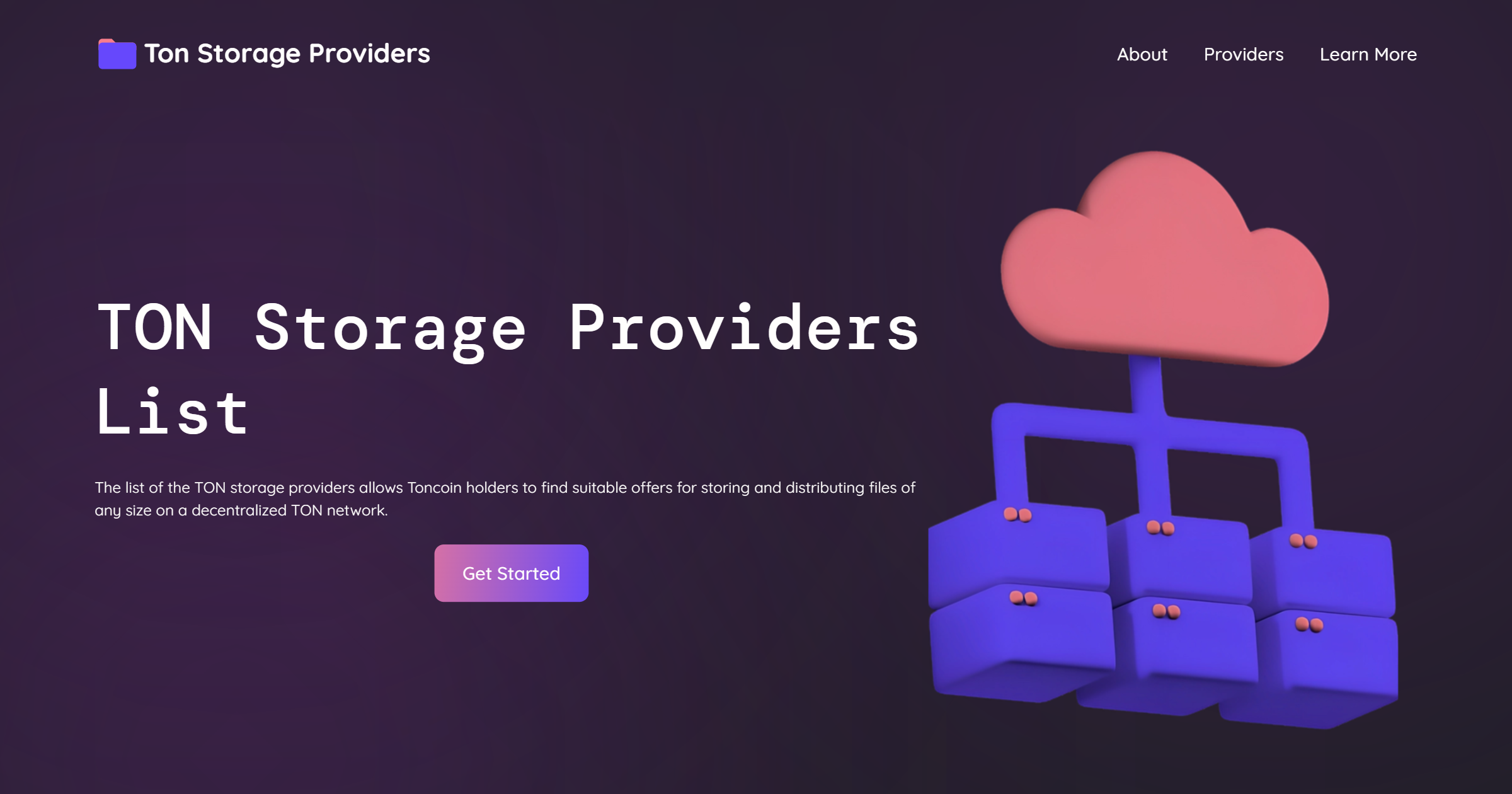 Ton Storage Providers